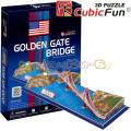 3D Puzzles Cubic Fun - Пазел 20ч. Golden Gate